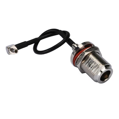 N Jack to CRC9 male RA pigtail RG174 20cm antenna cable for 3G huawei E160 E169 - Image 1 of 3