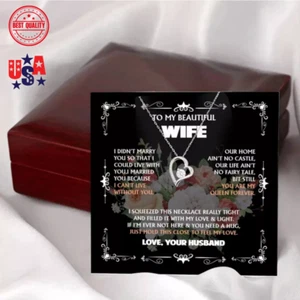 To My Wife Necklace, Anniversary Gift for Wife, Wife Gift From Husband - Picture 1 of 4