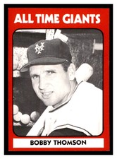 1980 TCMA All Time New York Giants #5 BOBBY THOMSON New York Giants ~F6B