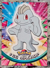 1999 Topps Pokemon Blue Label Series 1 #66 Machop                           KKK