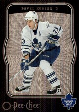 2007-08 O-Pee-Chee Micromotion Black Pavel Kubina 091/100 Toronto Maple Leafs