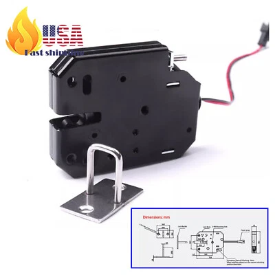 ATOPLEE 12V DC 2A ELECTRIC MAGNETIC LOCK INTELLIGENT CABINET DOOR LOCK FAIL SECURE