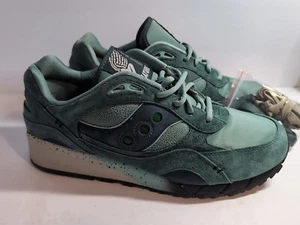 Saucony Shadow 6000 Feature Living Fossil Sneakers Men's Size 12 Green CLEAN! - Picture 1 of 9