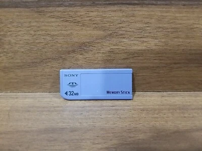 Sony Genuine Memory Stick 32MB MEGABYTE MSA-32A Camera Memory Card - Image 1 of 4