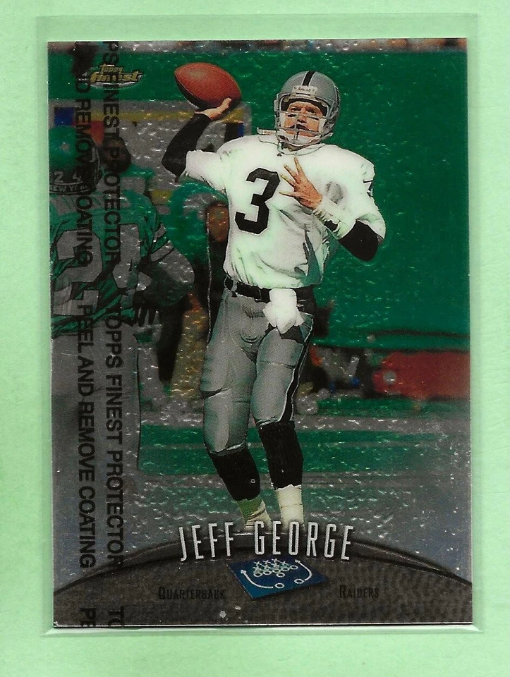 JEFF GEORGE - 1998 Topps Finest - #105 - Raiders - Comb. Shipping - #2 - Image 1 of 1