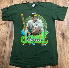 Vtg Jose Canseco Oakland Athletics T Shirt Mens Medium 1991 Single Stitch