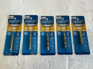 (Menge 5) Jahrhundert #1/#2 Vierkant Doppelend Kaliber Bit 1/4" Sechskant, 2" lang - Bild 1 von 5