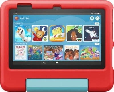¡NUEVO! Tablet Amazon Fire 7 Kids 12ª Gen (2022) 16GB, Wi-Fi, 7" - Roja (FVS028379) Foto 1 de 4