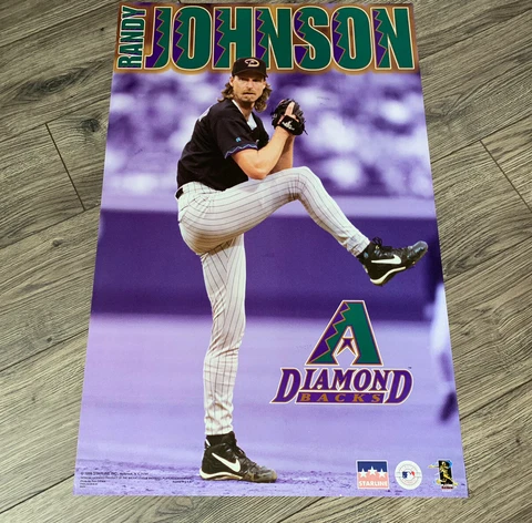 1999 RANDY JOHNSON AZ DIAMOND BACKS STARLINE POSTER 22x34 Cover