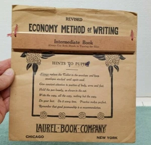 Vtg ECONOMY METHOD OF WRITING INTERMEDIATE BOOK LAUREL BOOK COMPANY CHICAGO NY - Picture 1 of 9