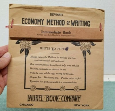 Vtg ECONOMY METHOD OF WRITING INTERMEDIATE BOOK LAUREL BOOK COMPANY CHICAGO NY - Image 1 of 4