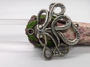 Jasper and Clear Quartz, Scepter, Spirit Healing Wand ,Healing Wand, Octopus - Picture 1 of 8