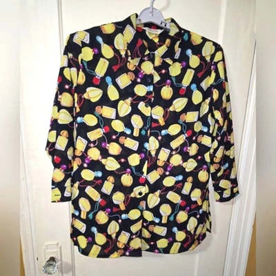 Botella de perfume Bechamel multicolor botón frontal ligeramente transparente estampado superior grande Foto 1 de 4