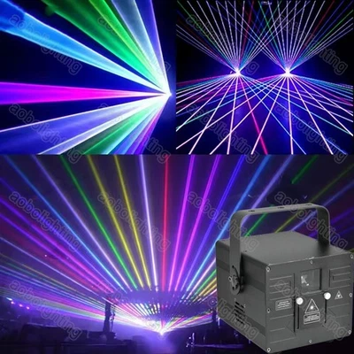 Full Color Rgb 5w Bar Dj Night Club Disco Wedding Mini 3d Animation Laser Light - Image 1 of 3