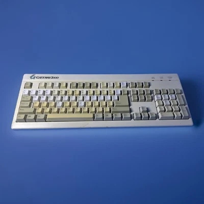 Vintage Gateway 2000 Digital Clicky Keyboard 2196003 Wired PS2 PS/2 TESTED - Image 1 of 4