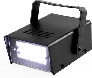 1byone Mini DJ Disco Strobe Light QS-003L – 10 LED Party Effect Stage Lighting - Picture 1 of 8