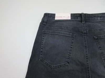 NYDJ womens gray Jenna straight ankle stretch jeans 6 NWT - Image 1 of 4