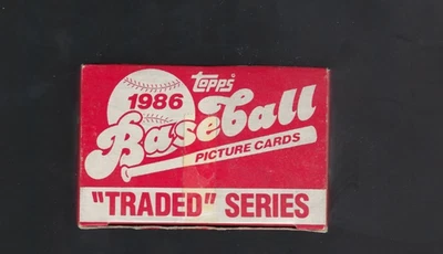 1986 Topps Baseball Traded Series Complete Set - 132 cards - NEW! NOT SEALED