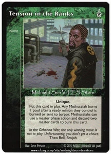 Tension in the Ranks Fifth Edition V5 V:TES VTES Vampire CCG - Bild 1 von 1