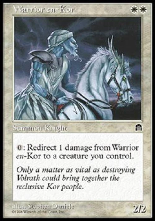 Warrior en-Kor - Light Play MTG Stronghold - Image 1 of 1