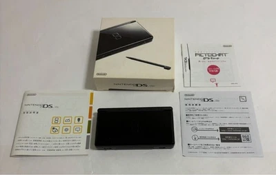 Nintendo DS Lite Black Console with Box & Manual - Image 1 of 4