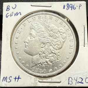 1889 UNZIRKULIERT BU MS+++ MORGAN SILBER DOLLAR 90% $1 MÜNZE US #B420 - Bild 1 von 5
