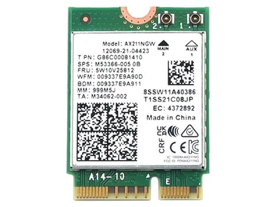 Wireless Card G86C00081410 Compatible Replacement Spare Part for Intel AX211 - Image 1 of 2