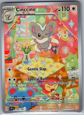 Cinccino 183/162 SV05: Temporal Forces - Pokemon Card - NM - Image 1 of 2