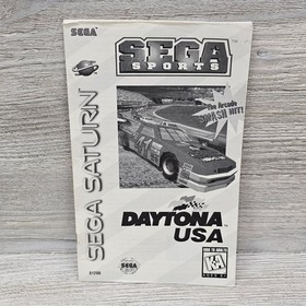Daytona USA Manual Only Sega Saturn Original English Sega Sports
