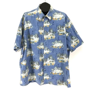 Campia Moda Casual Button Down Hawaiihemd Herren 3XLT Tropical Palms Baumwolle - Bild 1 von 11