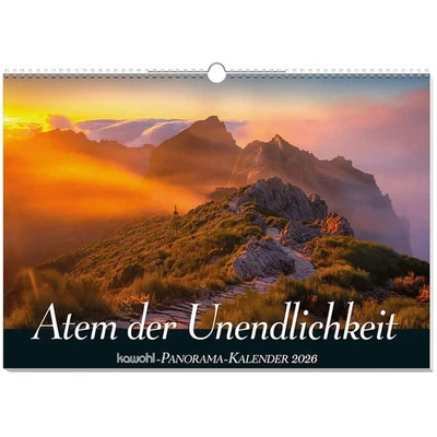 KAWOHL VERLAG GMBH Atem der Unendlichkeit 2026 | Panorama-Kalender | Kalender | Spiralbindung