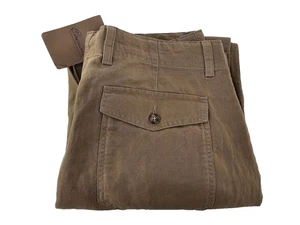 ROUNDTREE & YORKE CASUALS BROWN KHAKI PANTS MENS SIZE 36X29 - Picture 1 of 9