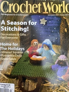 Häkelwelt Dezember 2010 28 Anleitungen Weihnachtsgeschenke, Deko, Krippe - Bild 1 von 16
