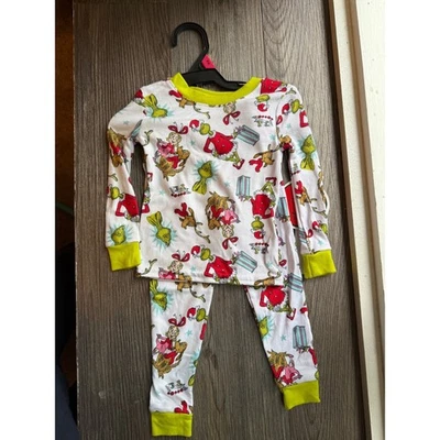 The Grinch Pajamas Set Long Sleeve Christmas Holiday Outfit Toddler 18 months - Image 1 of 2