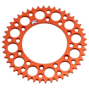 Renthal Rear Sprocket 46 Tooth Orange For KTM 350 EXC-F 2012-2022 - Picture 1 of 2