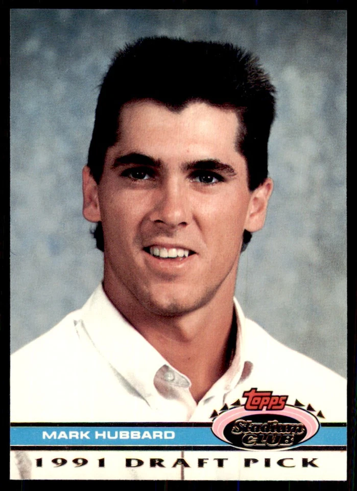 1991 Stadium Club Stadium Set Mark Hubbard Baseball Cards #90 - Image 1 of 2