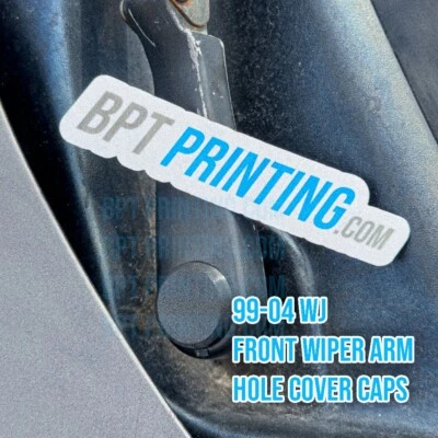 2x 1999 2004 Jeep Grand Cherokee WJ Front Wiper Arm Hole Cover Caps 3D Printed Foto 1 de 3