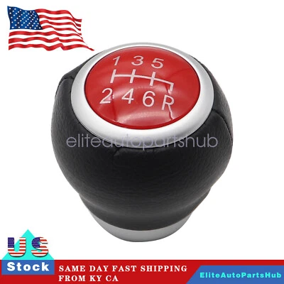 Pomo de cambio manual de 6 velocidades para Subaru WRX Forester Outback Impreza 2009-2019 Foto 1 de 4