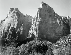 ZION NATIONAL PARK, UTAH By Ansel Adams Giclee Fine Art Repro 18.5x24 - Picture 1 of 2