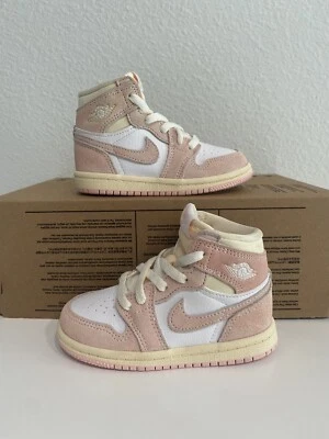 Nike Air Jordan 1 Retro Alto OG Zapatos Atléticos 'Rosa Lavado' Talla 7C FD2598-600 Foto 1 de 4