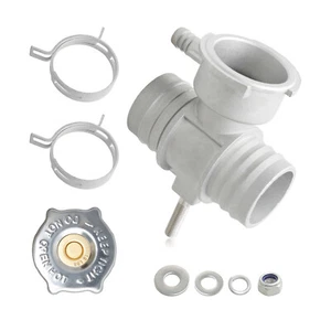 Aluminum New Coolant Filler Neck W/ Cap for 2000 2001 2002 2003 Dodge Durango - Picture 1 of 10