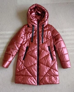 Steppjacke Jacke Mantel Steppmantel Wintermantel S M 36 38 Rosa Metallic - Bild 1 von 7