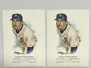 2007 Topps Allen & Ginters Justin Verlander #203 - Picture 1 of 2