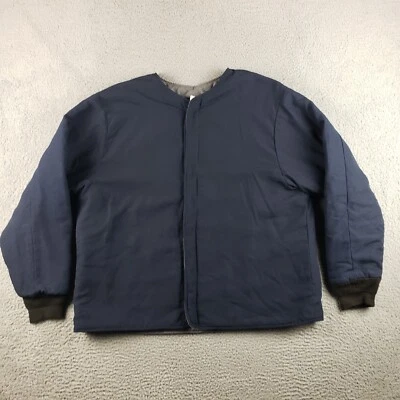 Chaqueta Bulwark FR para Hombres 2XL Azul Marino Nomex lllA Chaqueta de Bombardero Resistente al Fuego Foto 1 de 4