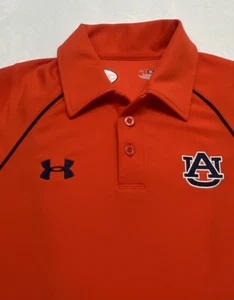 Polo Auburn Tigers Under Armour da uomo S Golf Performance nuova con etichette Heat Gear - Foto 1 di 17