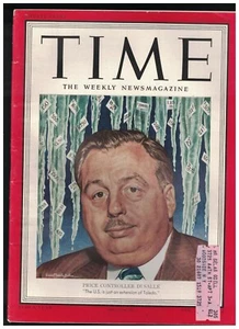 Time Magazine March 19 1951 MIchael Di Salle Albert Einstein Jersey Joe Walcott - Picture 1 of 4