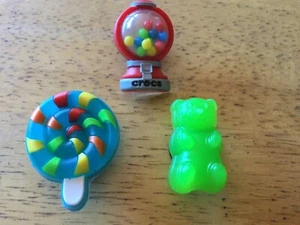 RARE - GUMMY BEAR, BUBBLE GUM OR LOLIPOP AUTHENTIC JIBBITZ FIT CROCS SHOE HOLES - Picture 1 of 8