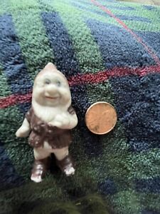 Miniature Doc Dwarf From Snow White Bisque Figurine Vintage