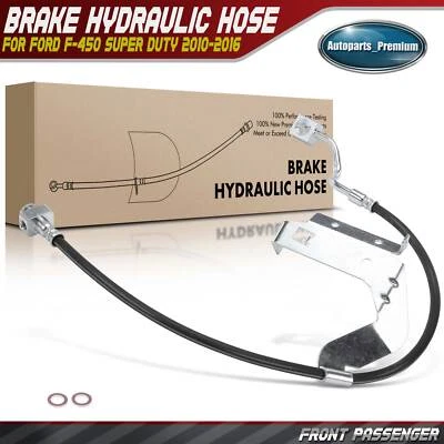 Manguera hidráulica de freno delantero derecho pasajero para Ford F-450 Super Duty 2010-2015 2016 Foto 1 de 4