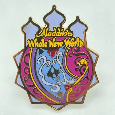 Prendedor Premio Juego Tokyo Disney Resort Aladdin Todo Nuevo Mundo 2005 Alfombra Mágica Foto 1 de 2
